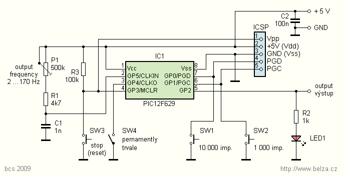 Generator of exact pulses