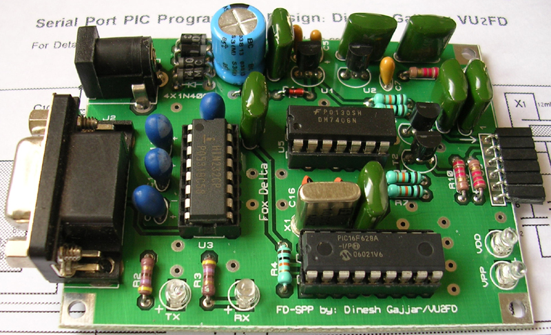 RS232 Serial Port PIC Programmer
