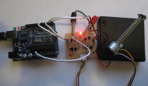 Driving CDROM Stepper Motor with Arduino
