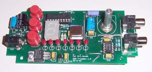 10MHz DDS Sine/Square Function Generator with AD9835