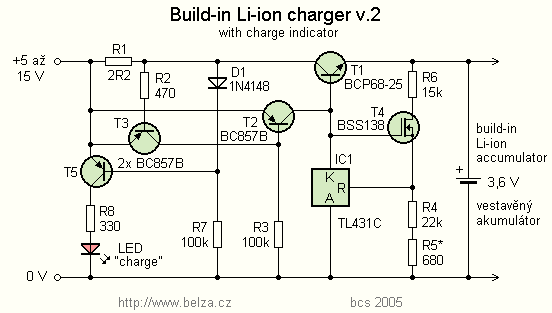 Li-ion Battery Charger with TL431