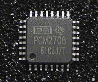 PCM2706 - 98dB SNR Stereo USB 2.0 DAC with line-out and S/PDIF output, Bus/Self-powered (I2S)