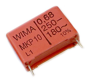 0.68uF 250V WIMA MKP 10 Polypropylene Capacitor