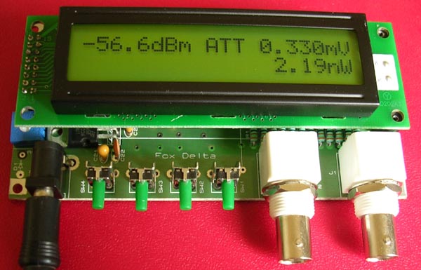 0-500MHz PIC16F876 RF Power Meter