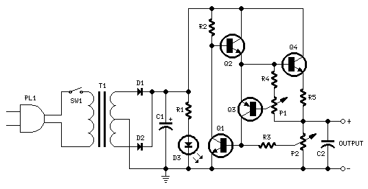 Variable Laboratory DC Power Supply