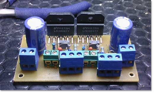 LM3886 Gainclone 2x68 Watt Power Amplifier