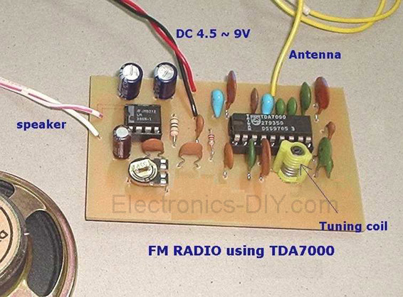 FM Radio with TDA7000