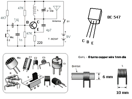 Simple FM Transmitter with BC549