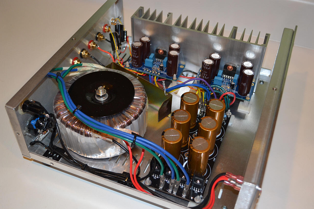 Diy Stereo Amplifier - Circuit Diagram Images