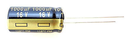 1000uF 16V Panasonic FM Capacitor